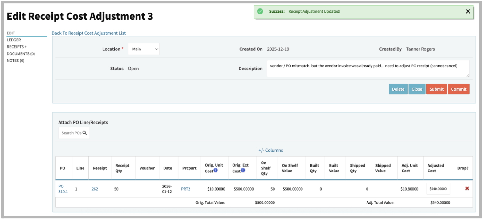 receipt_cost_adjustment